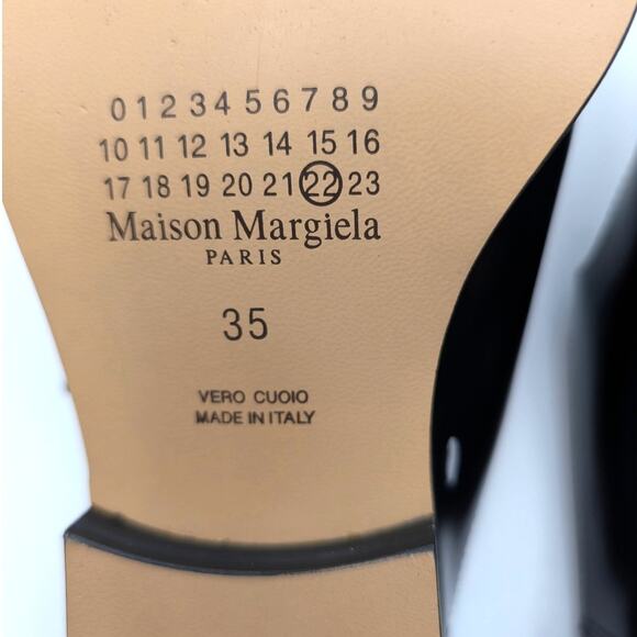 Maison Margiela Paris Tabi City Mary Jane Mules Women's Black Size US5 EU35 - Picture 10 of 10